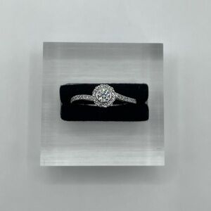 0.50 CT VS1 Lab Diamond Ring 925 Sterling Silver